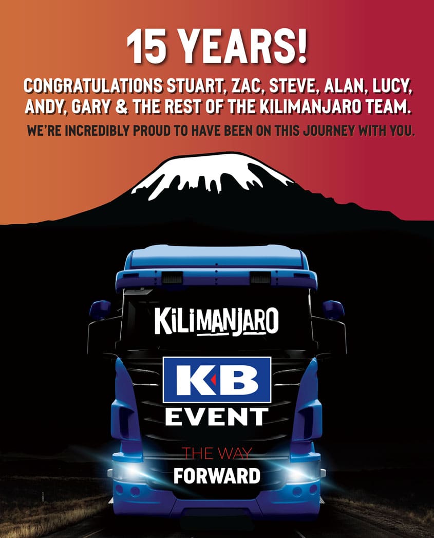 Kilimanjaro - 15 Years! Congratulations!