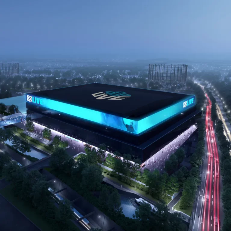 The new Co-op Live arena in Manchester, England, which is due to open its doors on April 23. Courtesy of Oak View Group